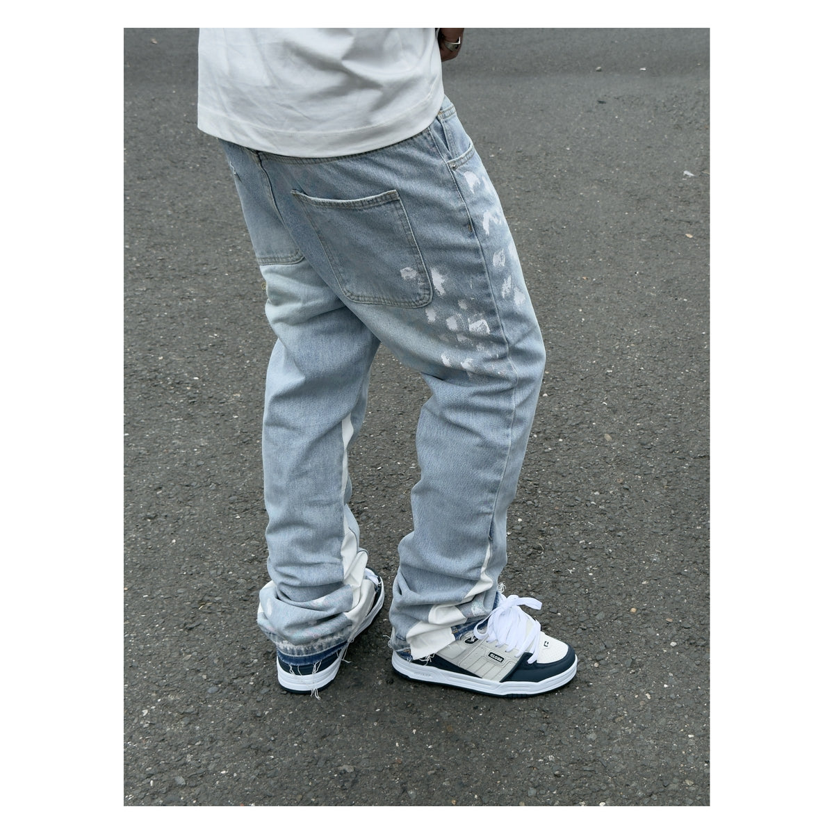 Jean Y2K Gris Claro