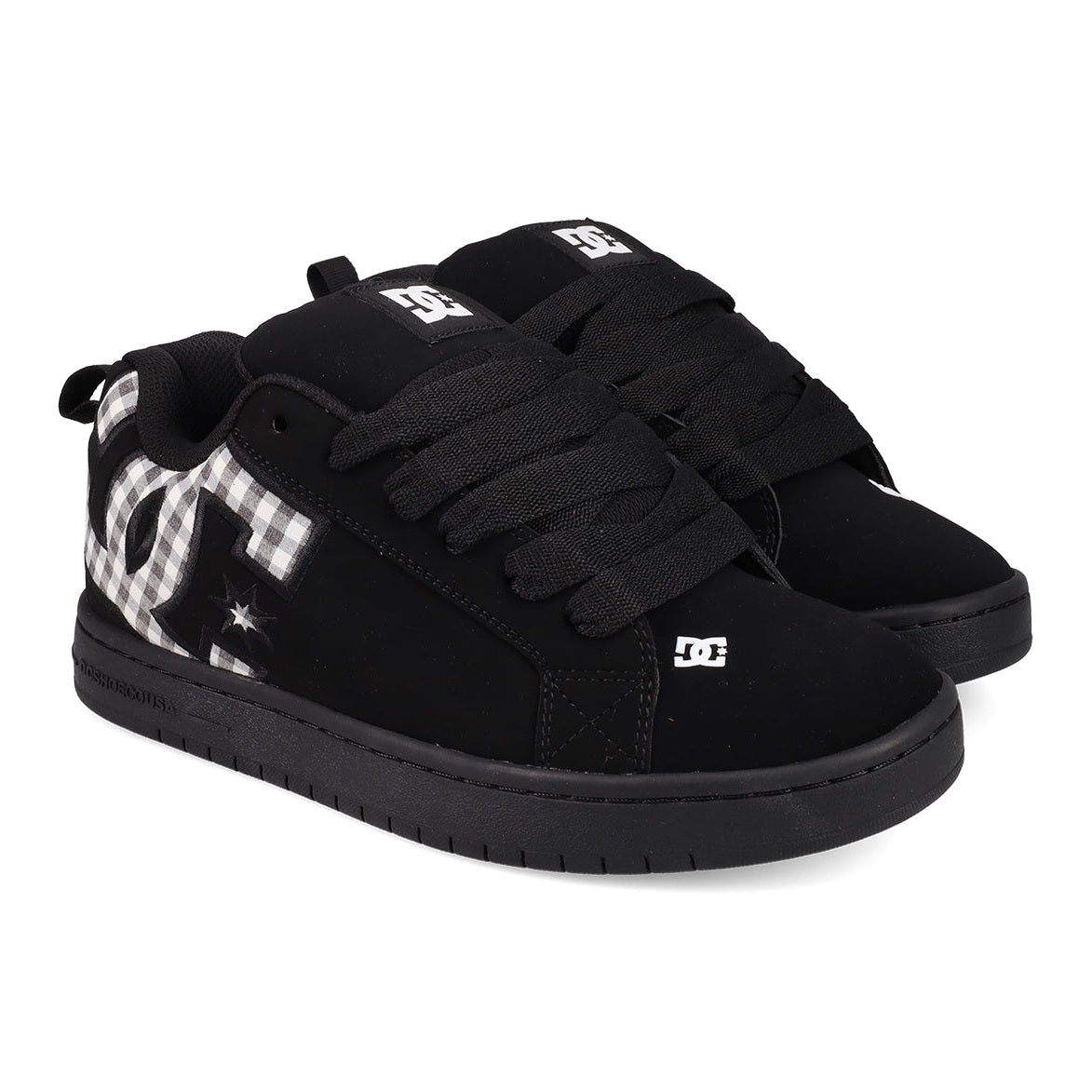 DC COURT GRAFFIK BLACK WHITE — vista 3