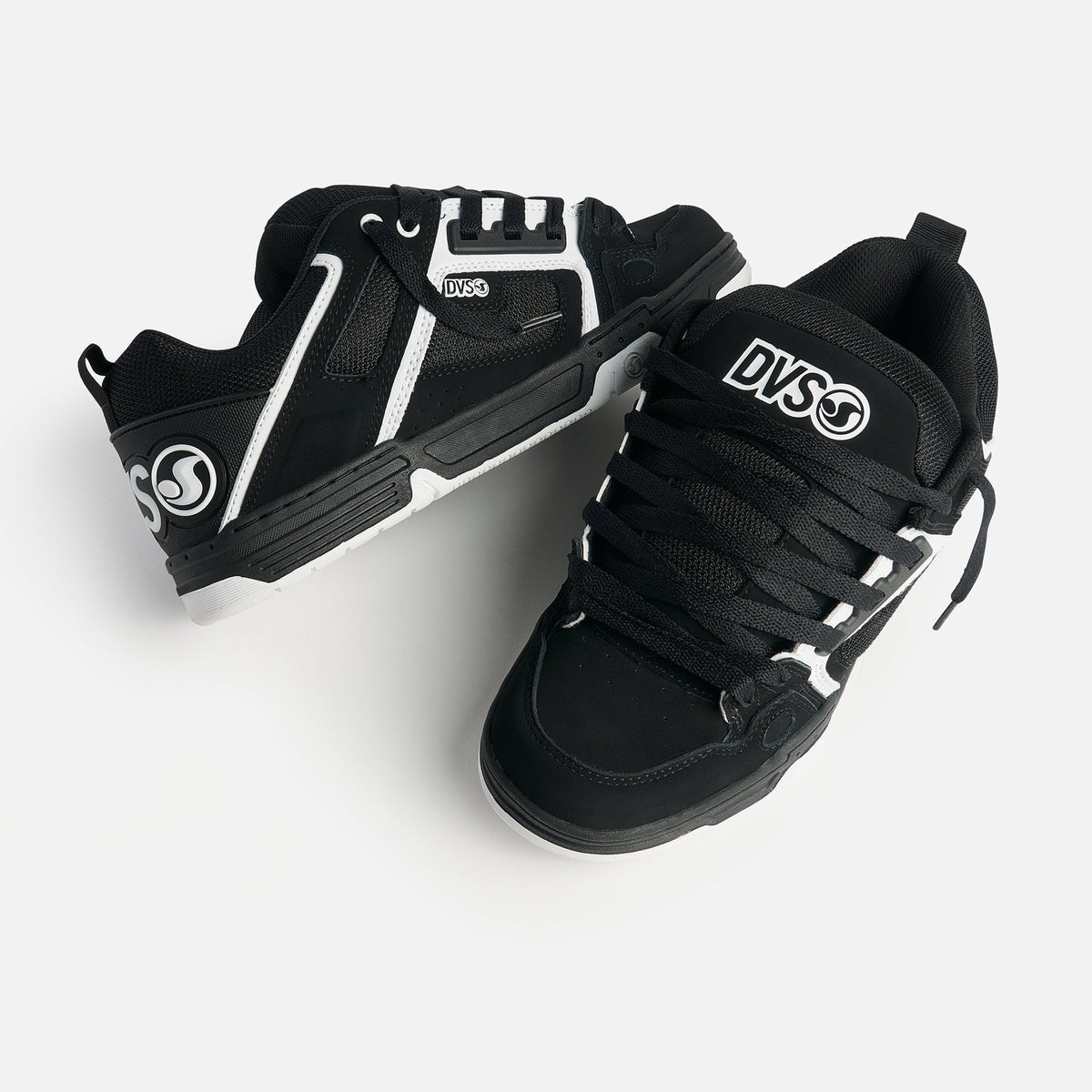 DVS COMANCHE BLK WHT LTHR — vista 3