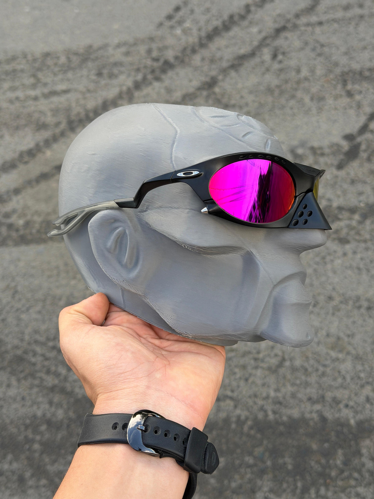 Gafas Oakley Plantaris — Lente rosado - Foto 2