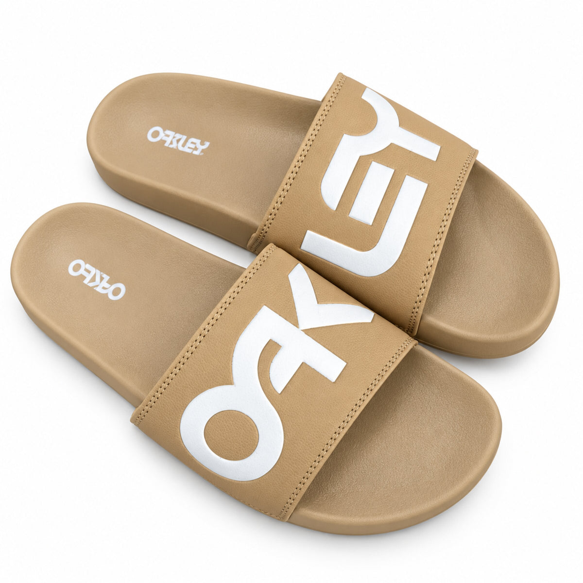 Sandalias Oakley — Beige / Blanco