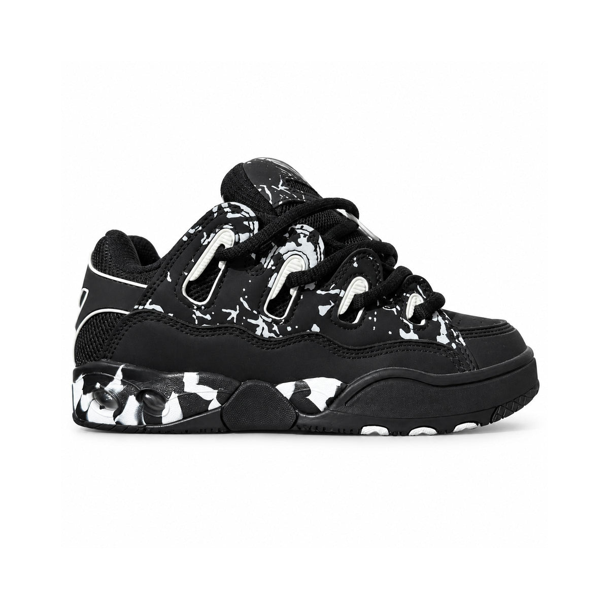 OSIRIS BLACK WHITE MARBLE - vista lateral
