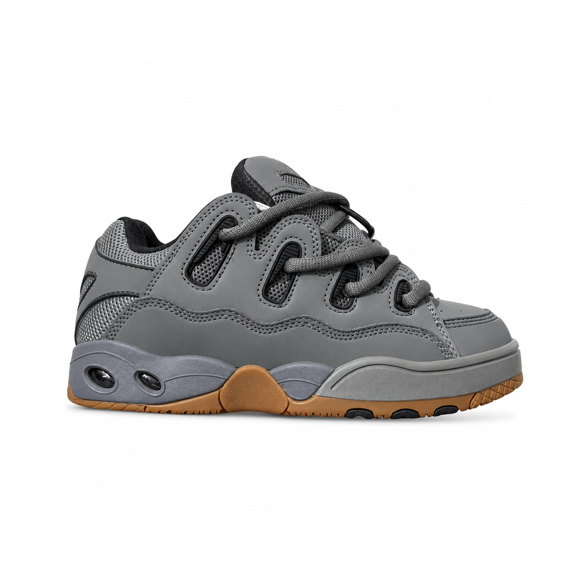 OSIRIS GREY BLACK GUM - vista lateral