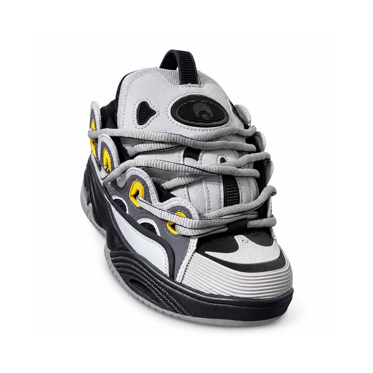 OSIRIS GREY BLACK YELLOW - vista de tres cuartos