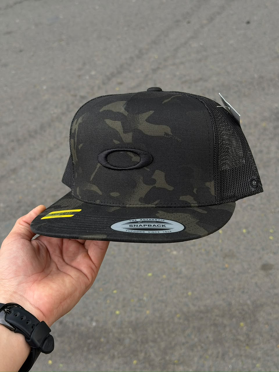Gorra oakley verde militar ajuste