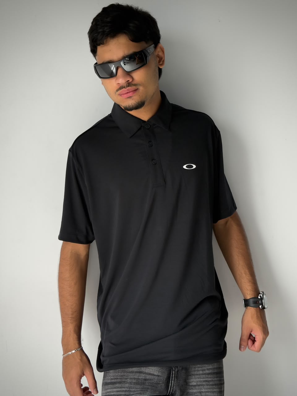 Oakley Polo Black White
