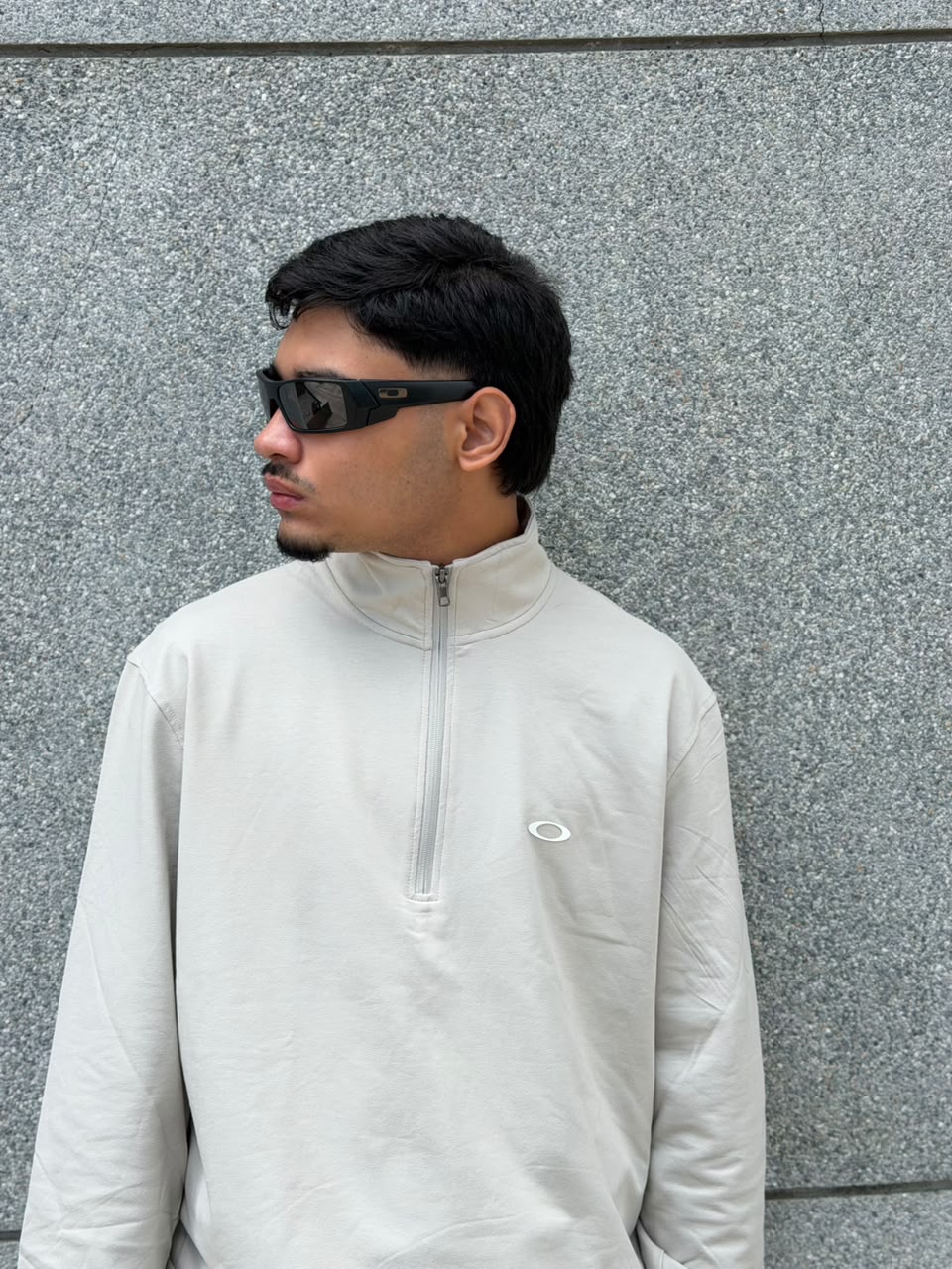 Oakley Half Zipper Negro