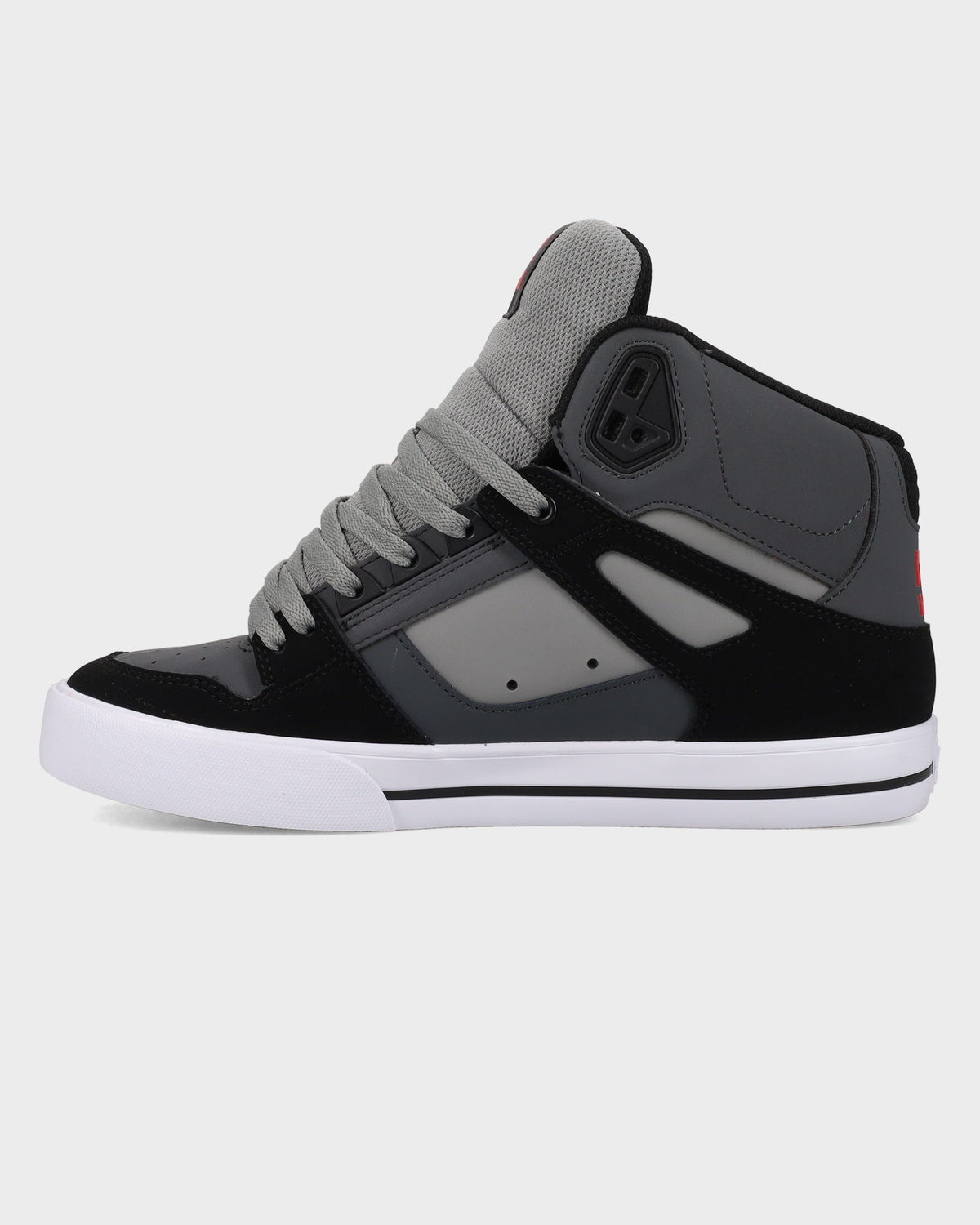 DC Pure High Top Black/Grey/Red