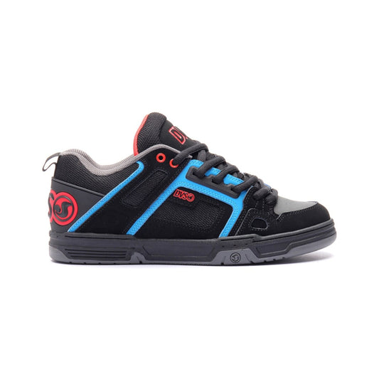 DVS COMANCHE BLK BLU RED NBK - Vista lateral, punta hacia la derecha