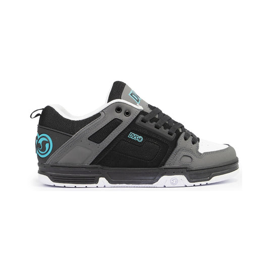 DVS COMANCHE BLK CHR TRQ NBK - Vista lateral, punta hacia la derecha