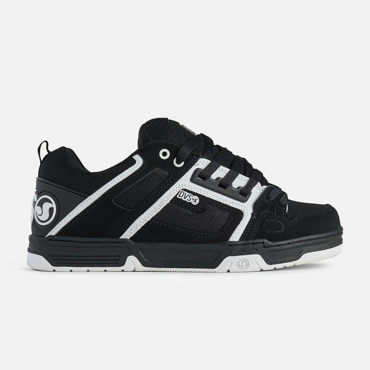 DVS COMANCHE BLK WHT LTHR — vista 1