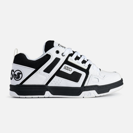 DVS COMANCHE WHT BLK WHT LTR — vista 1