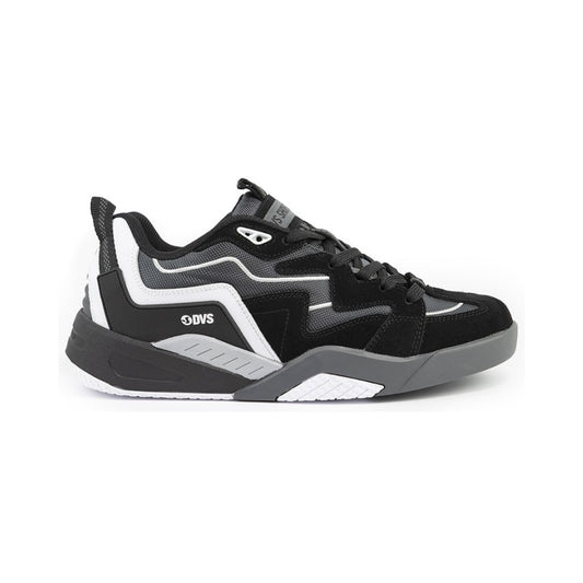 DVS DEVIOUS BLK CHR WHT SDE - Vista lateral, punta hacia la derecha