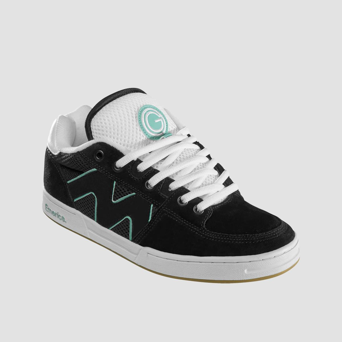 Emerica Og-1 Shoes - Black/White/Green