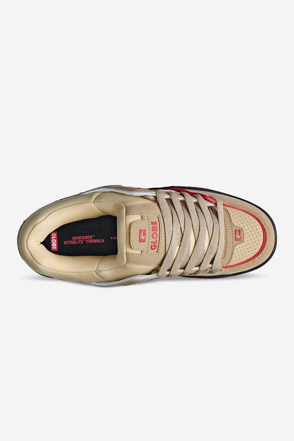 GLOBE Fusion - Khaki/Red — vista 2