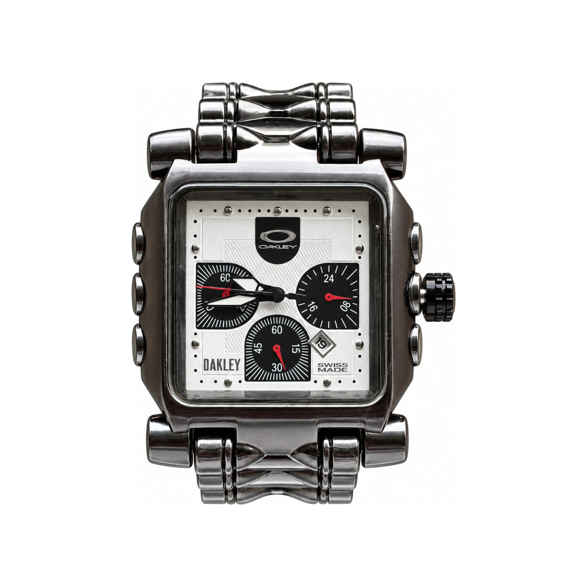 Oakley Machine — Grafito / Blanco — 04