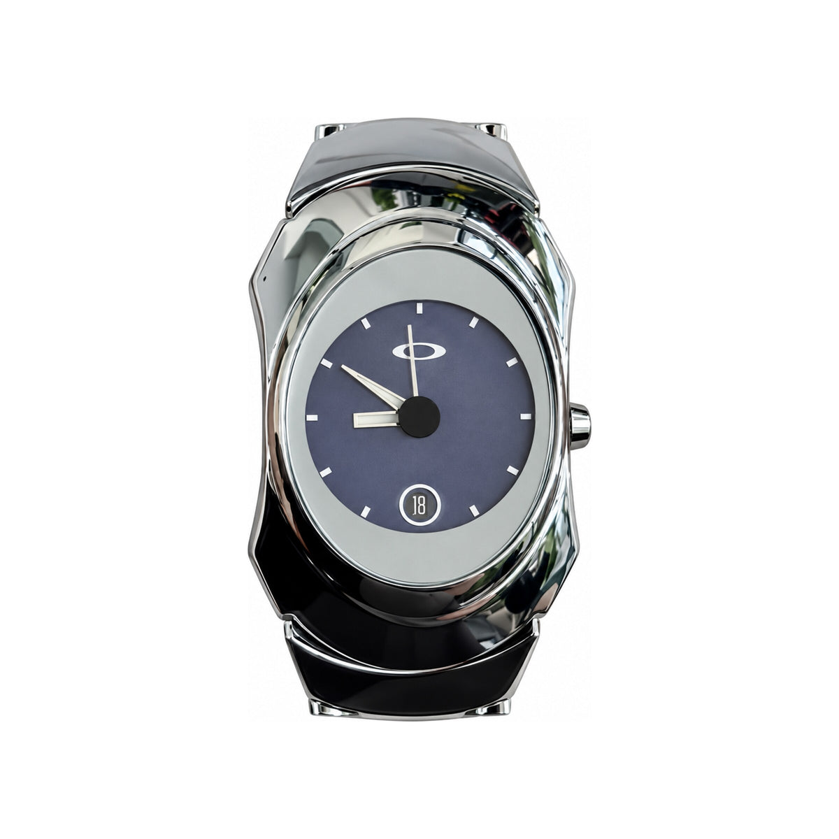 Oakley Time Bomb — Plateado / Gris azulado — 09