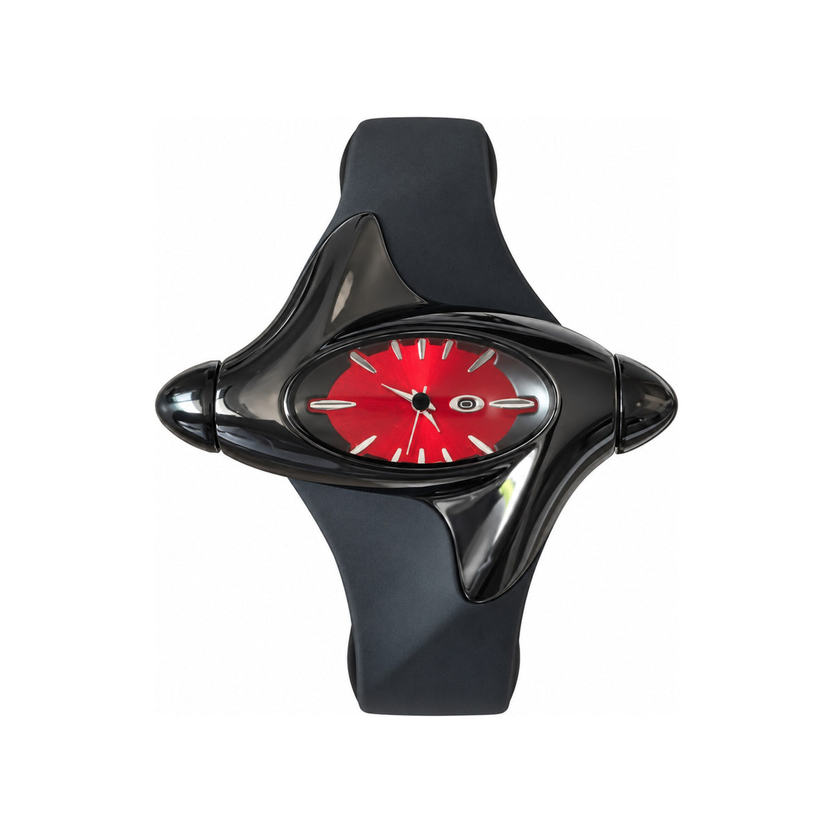 Oakley Torpedo — Negro / Rojo — 12