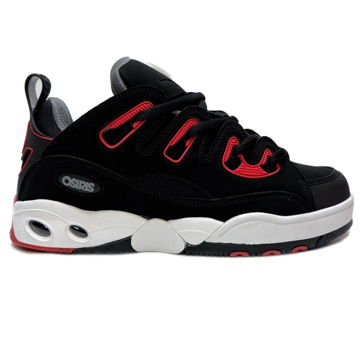 OSIRIS D3 E BLACK CHARCOAL RED