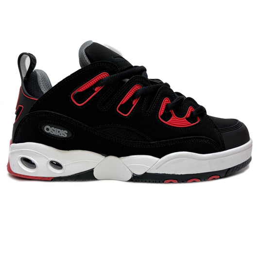 OSIRIS D3 E BLACK CHARCOAL RED