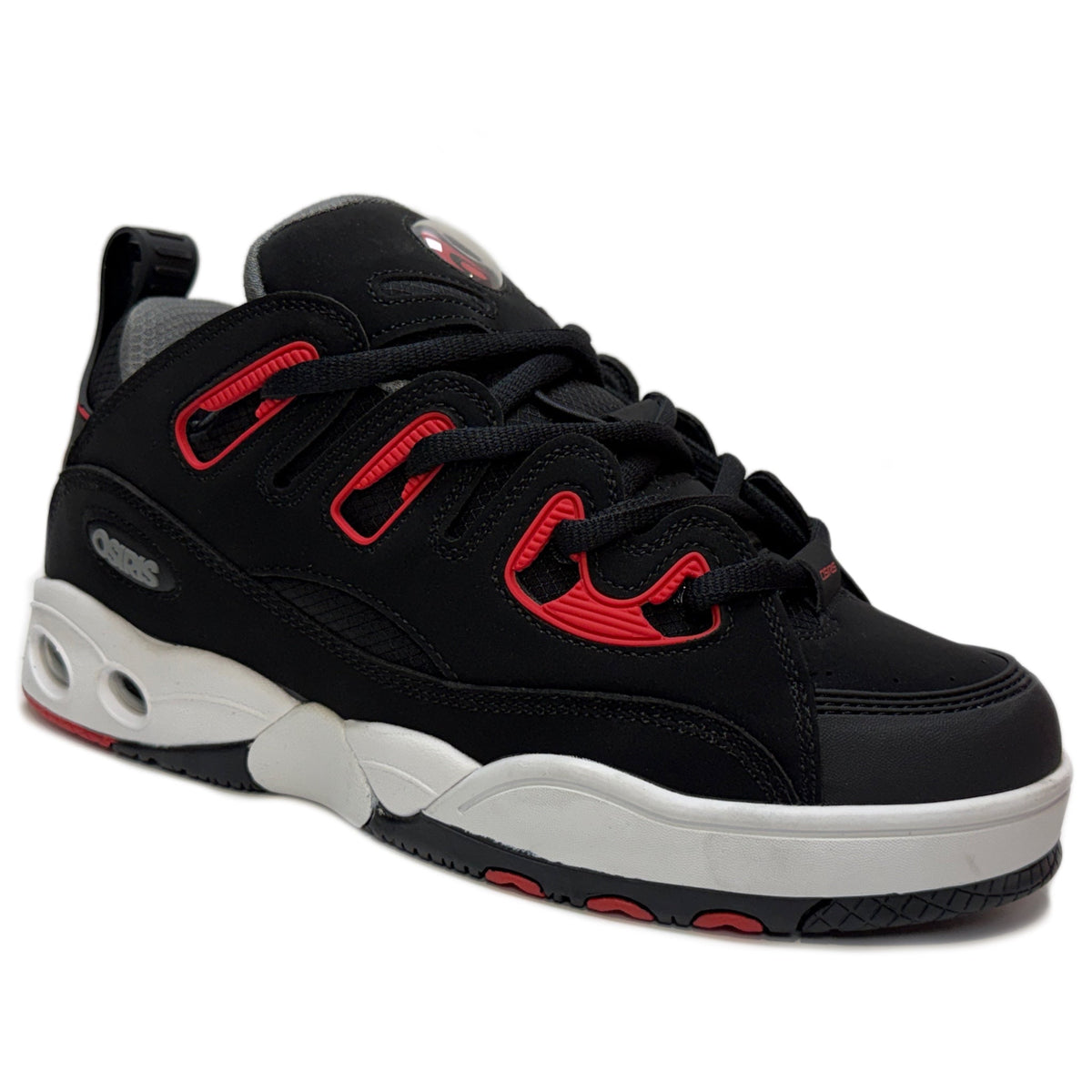 OSIRIS D3 E BLACK CHARCOAL RED