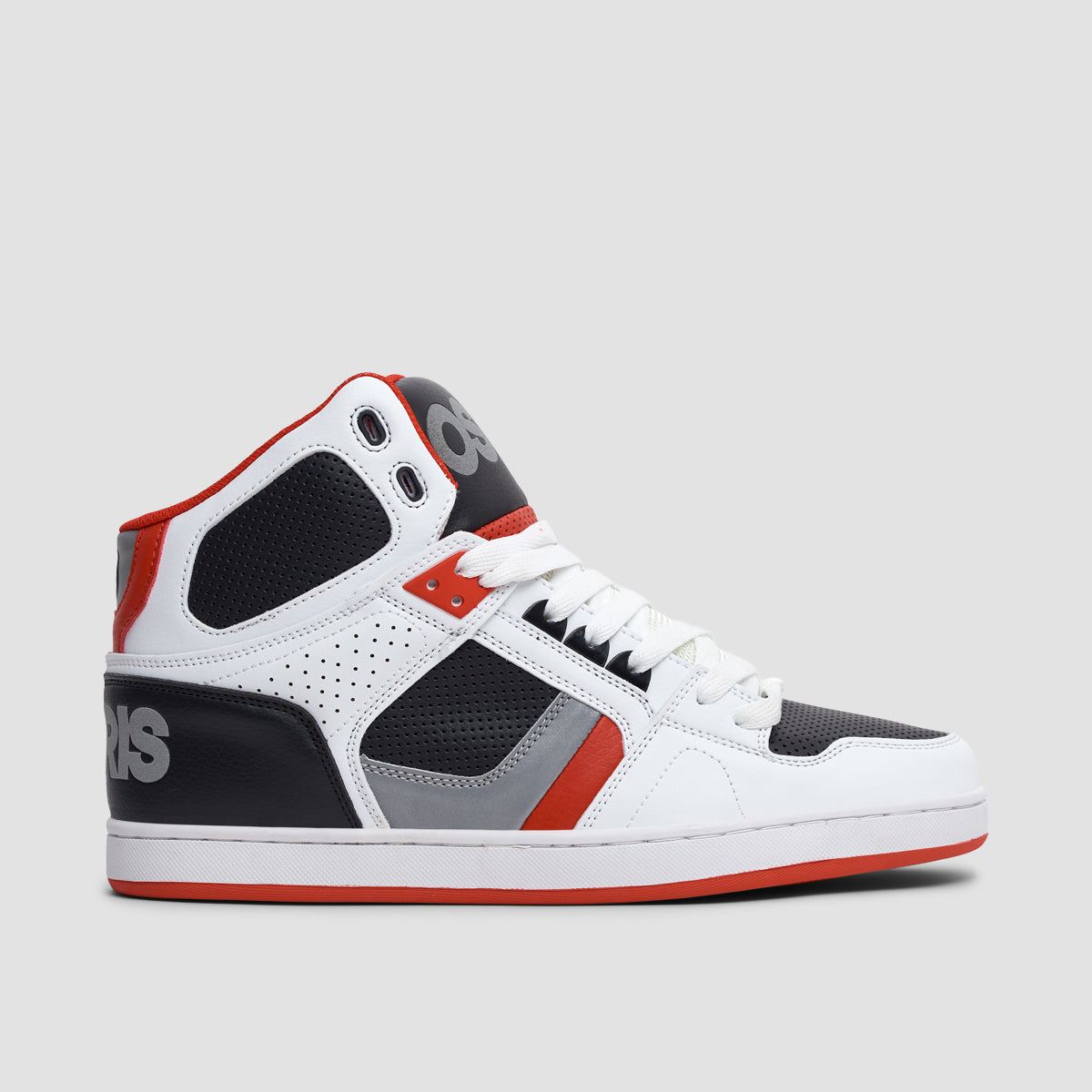 OSIRIS NYC 83CLK WHITE BLACK 3 MRED