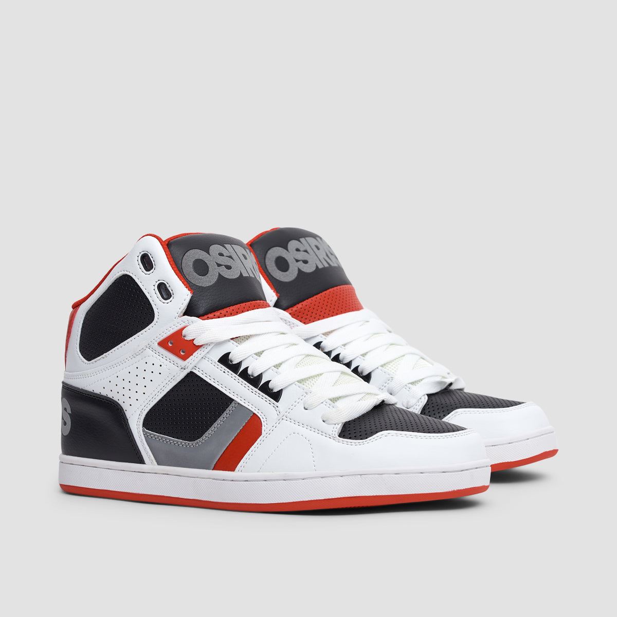 OSIRIS NYC 83CLK WHITE BLACK 3 MRED