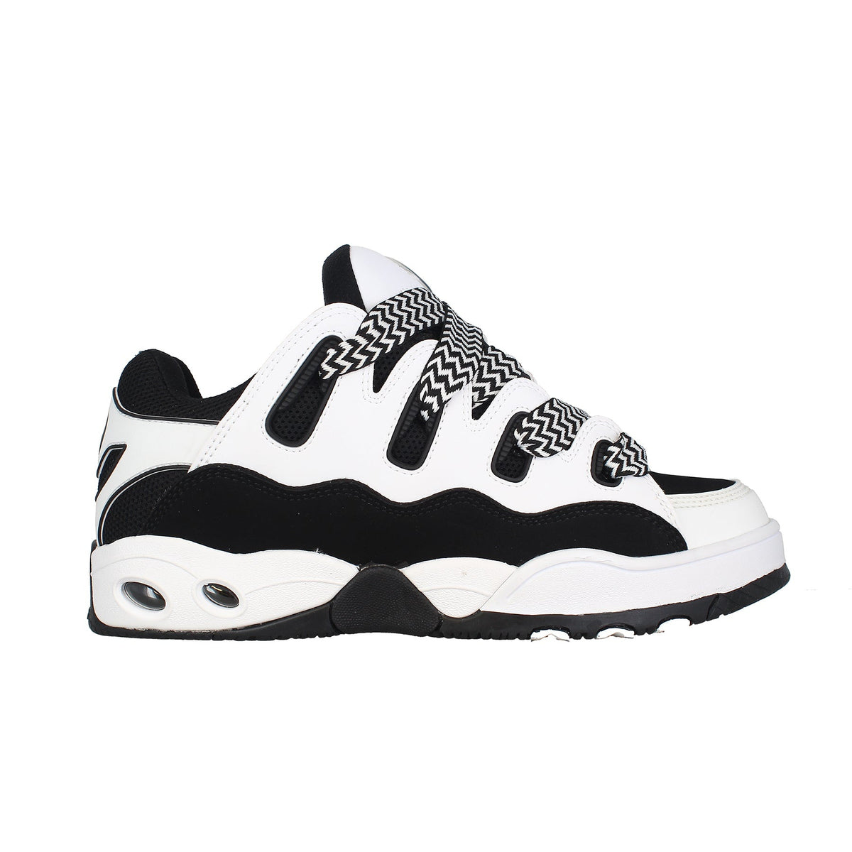 OSIRIS BLACK WHITE ZIGZAG — vista 1