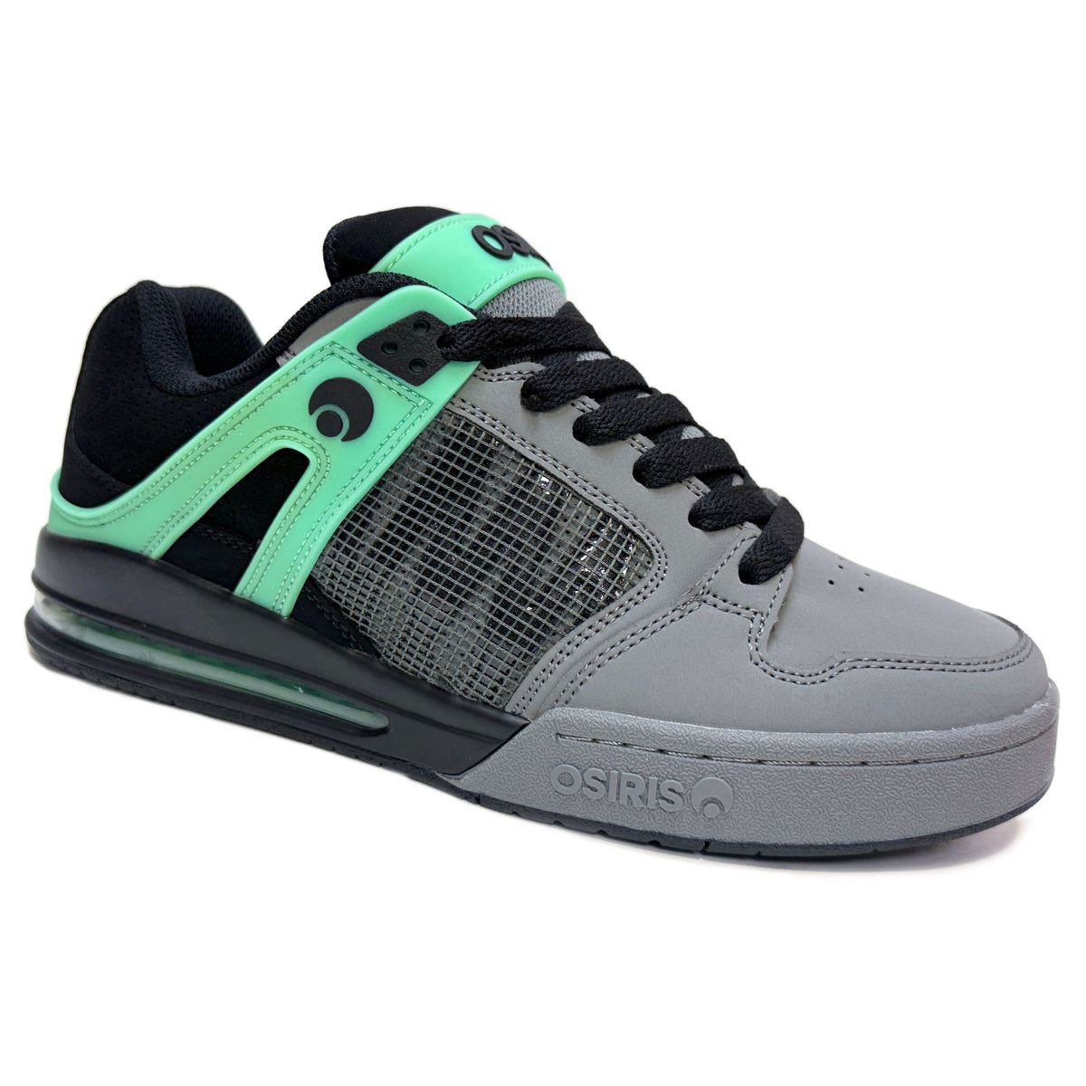 OSIRIS PIXEL BLACK CHARCOAL GREEN GLOW